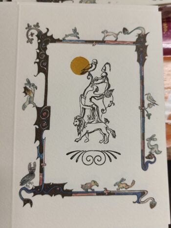 Biglietti A Libro Decorazione Cornice E Alchimista Carta Tintoretto