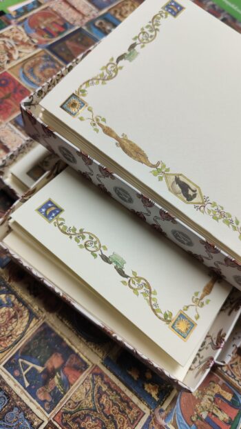 Biglietto Grande A Libro Formato 12 X 18 Cm Decorazione Miniatura Cantico