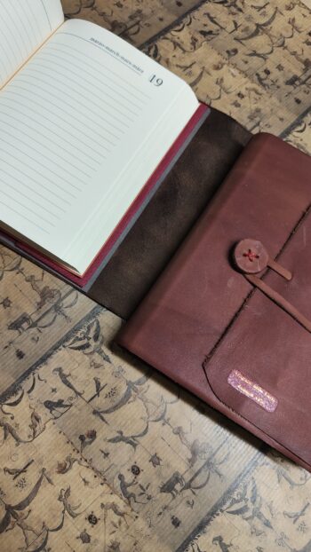 Agenda Giornaliera In Pelle Con Copertina Estraibile