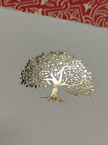 Cartoncino Medievalis Albero Della Vita Oro